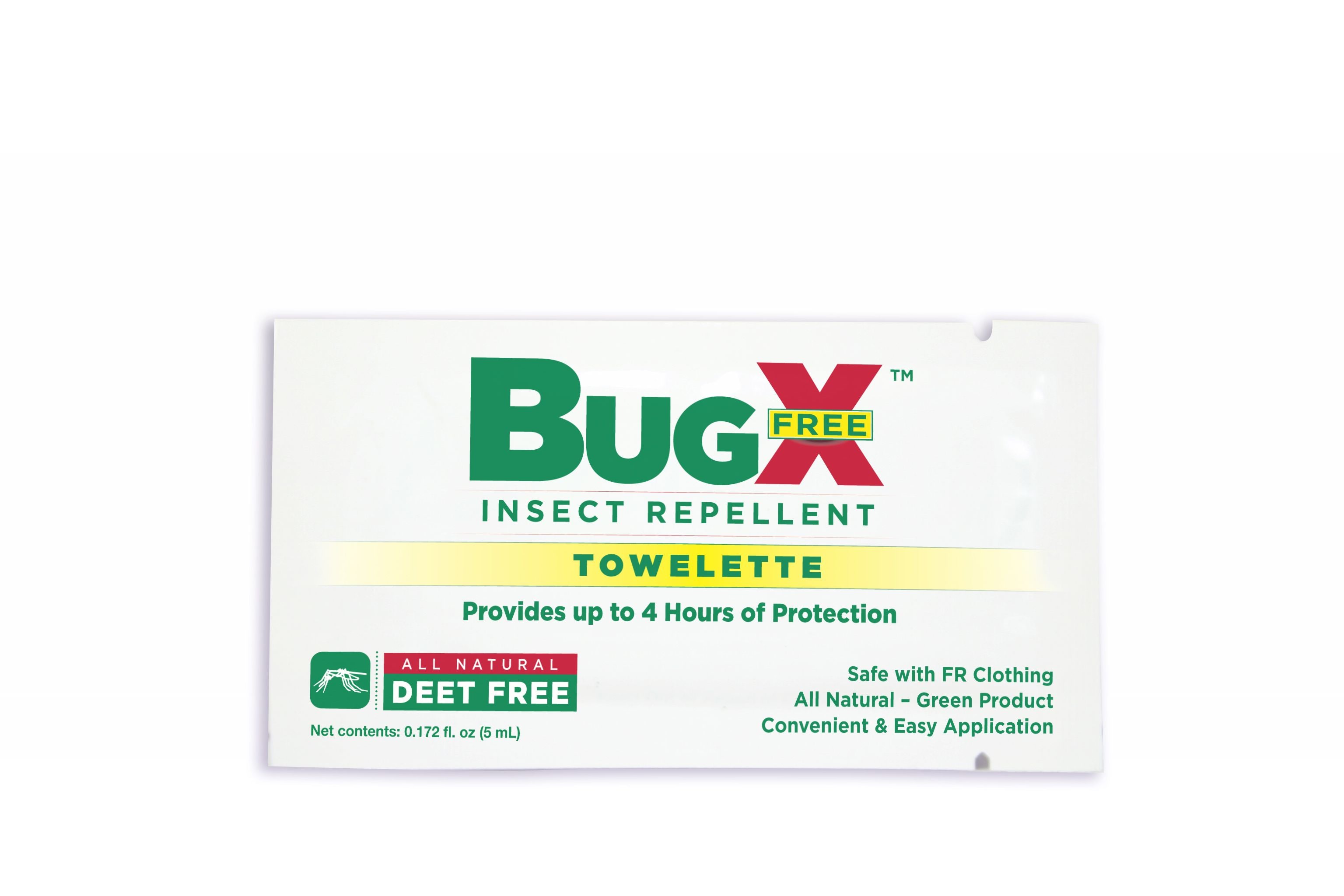 First Aid Only BugX Deet Free Insect Repellent Wipe 300 Box 18-830