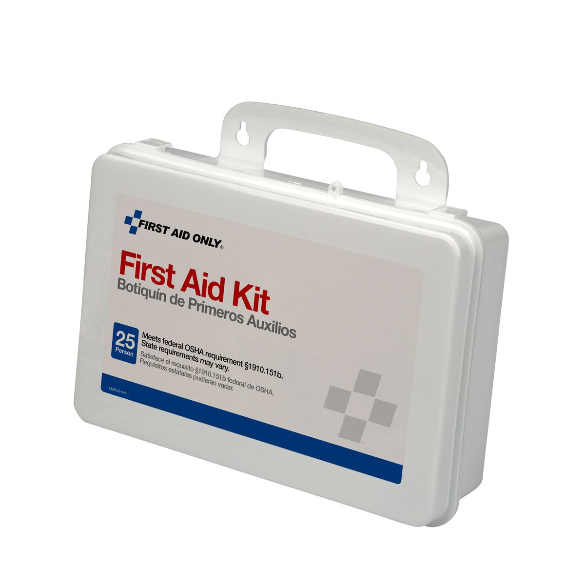 First Aid Only 25 Person Plastic Kit 6082