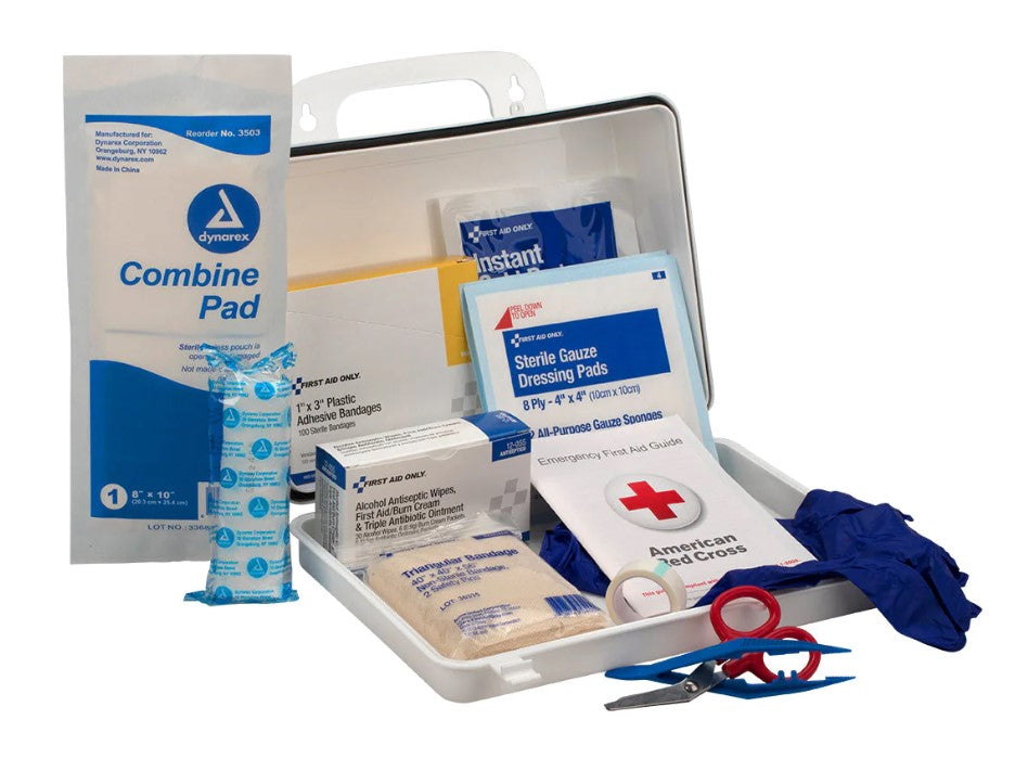 First Aid Only 25 Person Contractor Kit Plastic Bulk Case 48 Kits 6084C