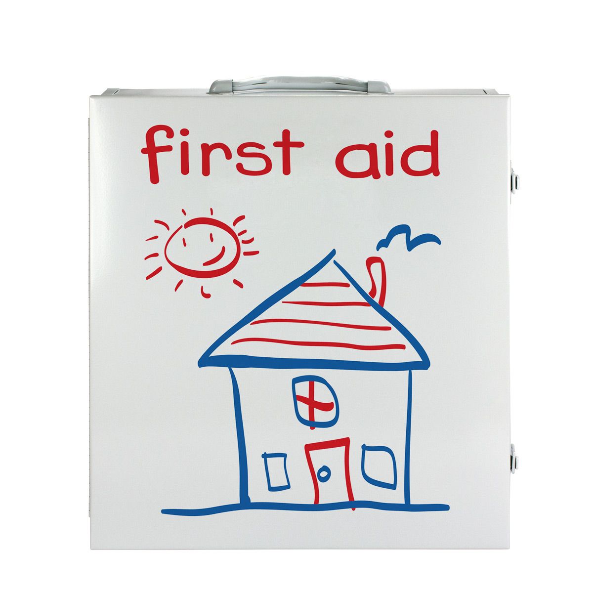 First Aid Only Pediatric 3 Shelf First Aid Metal Station 712005