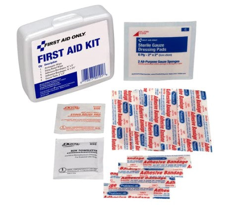 First Aid Only Personal First Aid Kit 13 Piece Kit Bulk Case of 36 Kits 90101-002