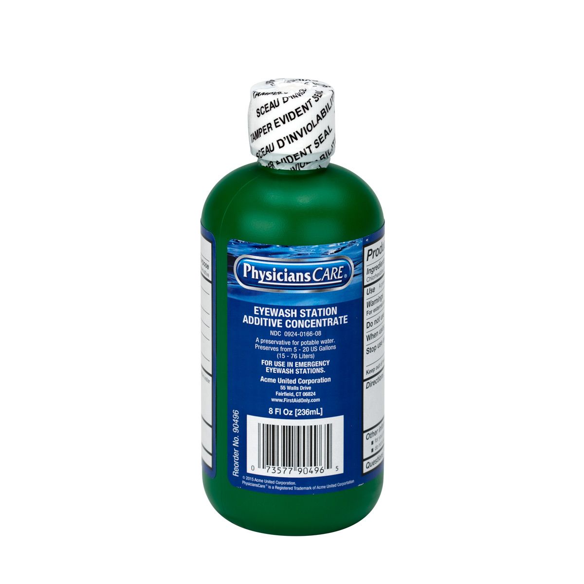 First Aid Only Eyewash Additive 8 oz. Bottle Case of 12 Bottles 90496