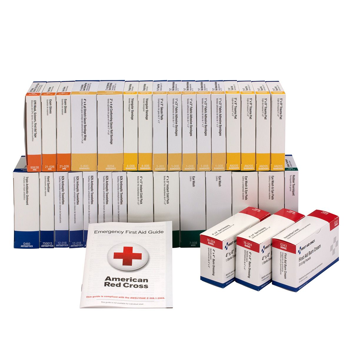 First Aid Only 100 Person Unitized First Aid Refill ANSI Compliant 90584