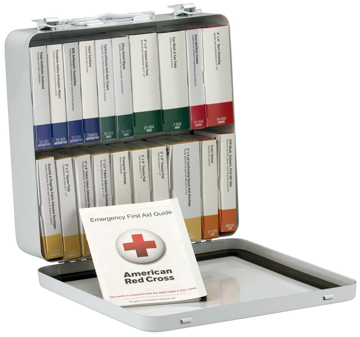 First Aid Only 50 Person Unitized Metal Kit 90600