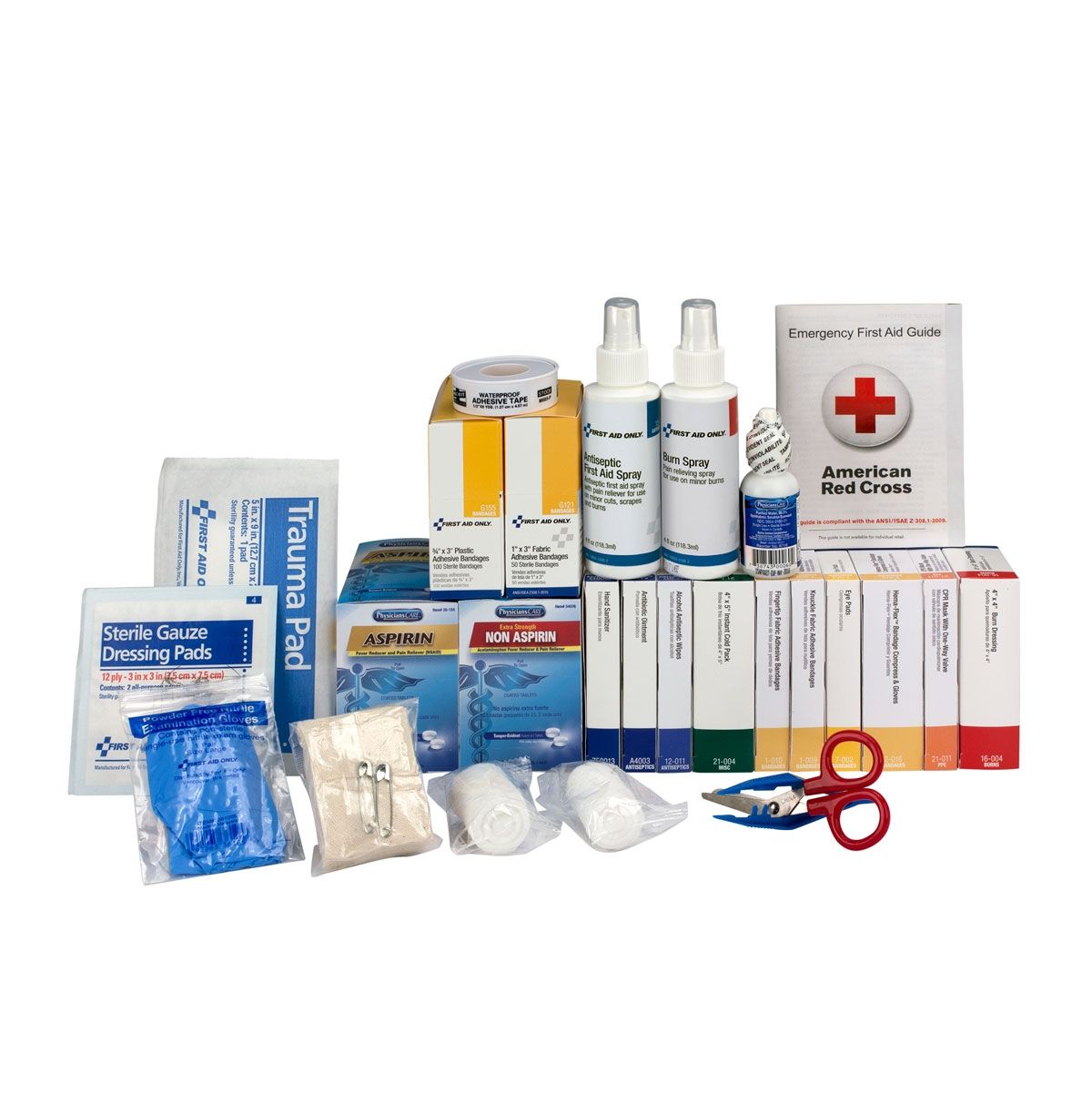 First Aid Only 2 Shelf First Aid Refill With Medications 90612