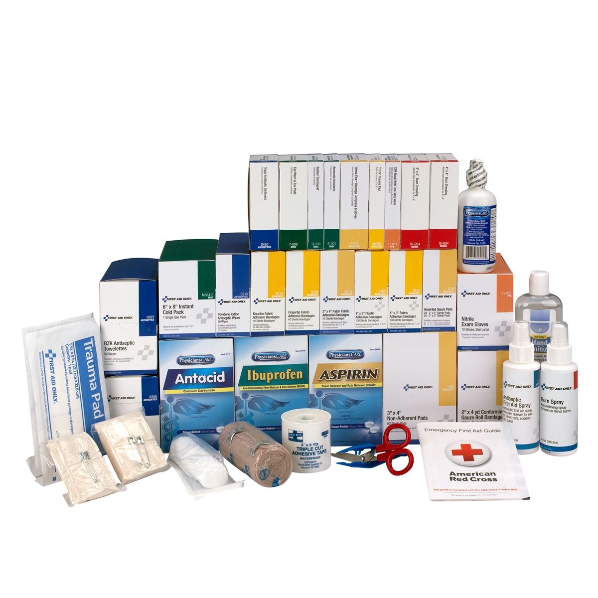 First Aid Only 4 Shelf First Aid Refill with Medications 90625