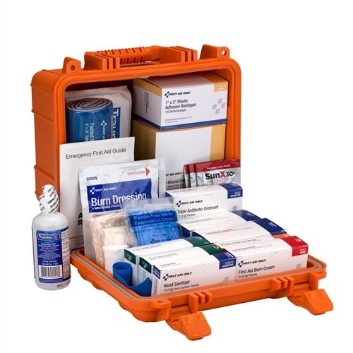 First Aid Only 24 Unit ANSI B First Aid Kit Waterproof Case 90758