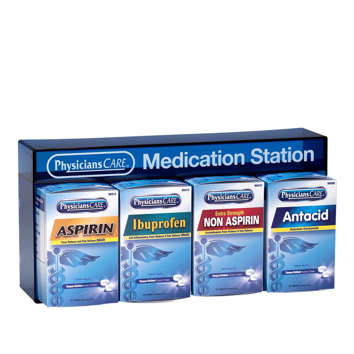 First Aid Only PhysiciansCare Medication Station 90780