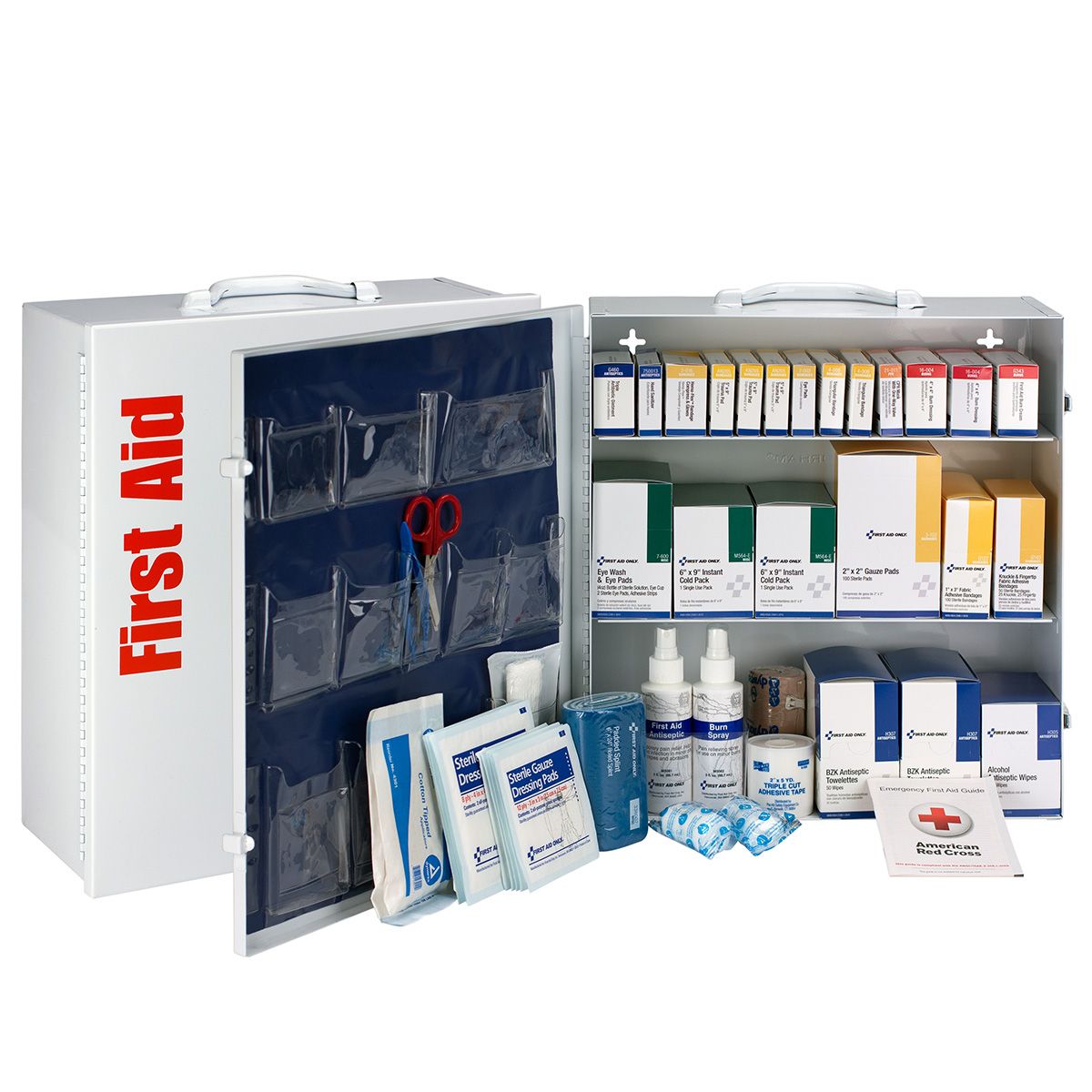 First Aid Only 3 Shelf First Aid Cabinet ANSI Compliant 90790