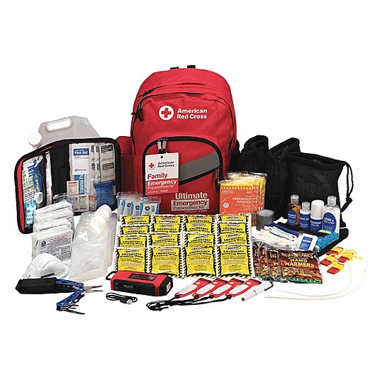 First Aid Only American Red Cross 3-Day Emergency Preparedness Backpack 91053-001