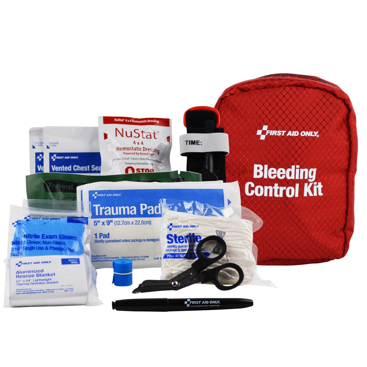 First Aid Only Right Response Bleeding Control Kit 91138
