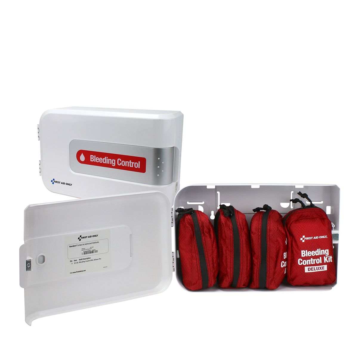 First Aid Only SmartCompliance Bleeding Control Cabinet 91143