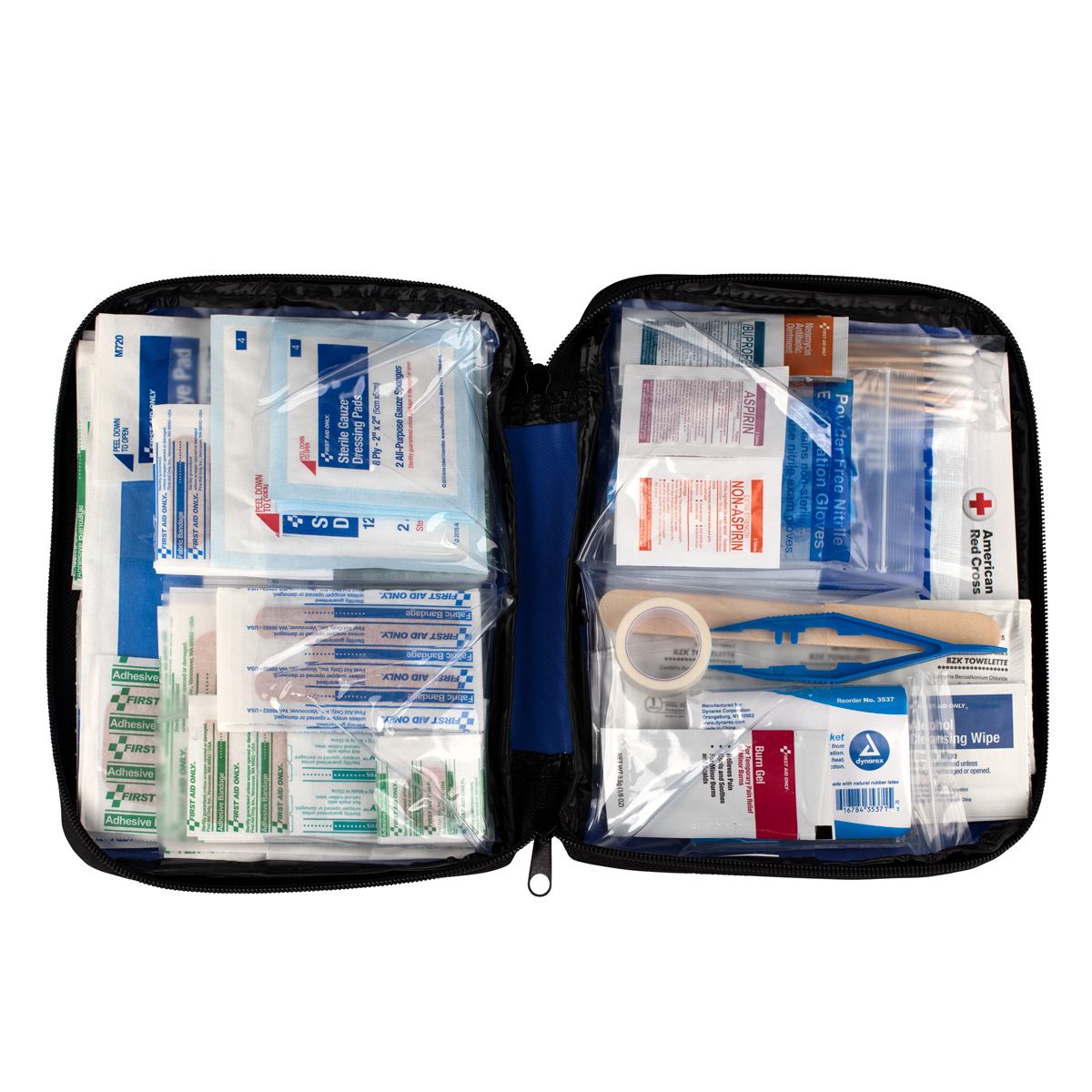 First Aid Only 199 Piece First Aid Kit Fabric Case Case of 6 FAO-432