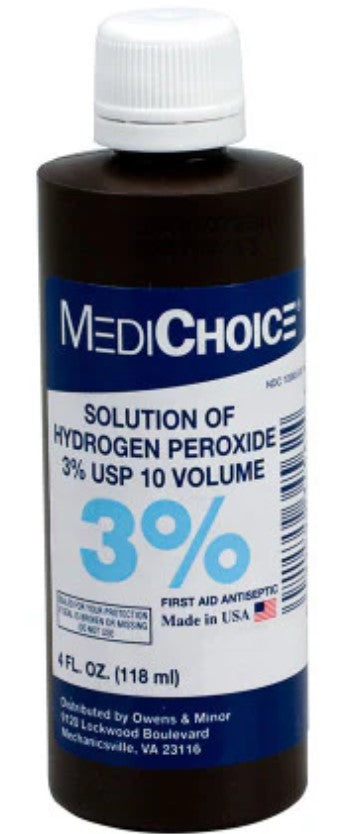 First Aid Only Hydrogen Peroxide 4oz. Bottle Bulk Case of 25 Bottles M332
