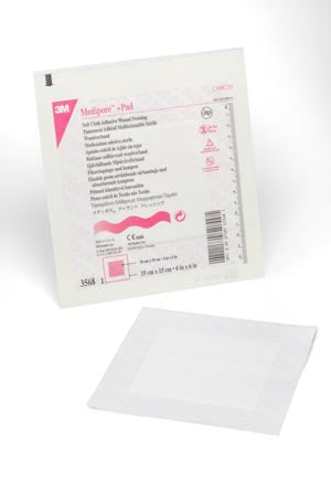 3M MEDIPORE +PAD SOFT CLOTH ADHESIVE WOUND DRESSING 3568