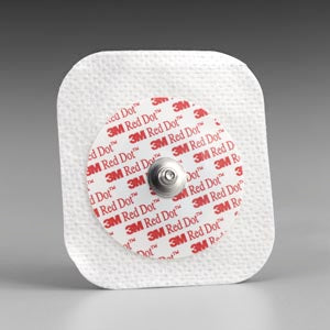 3M RED DOT DIAPHORETIC SOFT CLOTH MONITORING ELECTRODES 2231