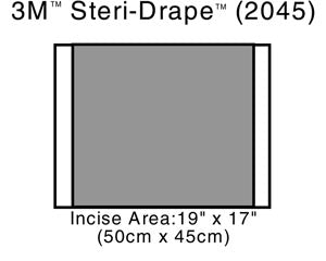 3M STERI-DRAPE 2 INCISE DRAPES 2045