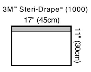 3M STERI-DRAPE TOWEL DRAPES 1000