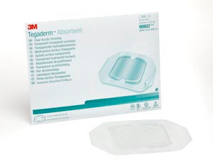 3M TEGADERM ABSORBENT CLEAR ACRYLIC DRESSINGS 90802