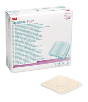 3M TEGADERM FOAM DRESSING - NONADHESIVE 90601