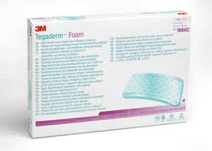 3M TEGADERM FOAM DRESSING - NONADHESIVE 90602